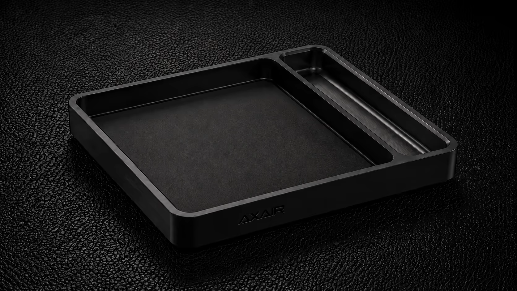 AXAIR TRAY DIVIDE 霧黑雙區精密加工金屬置物盤